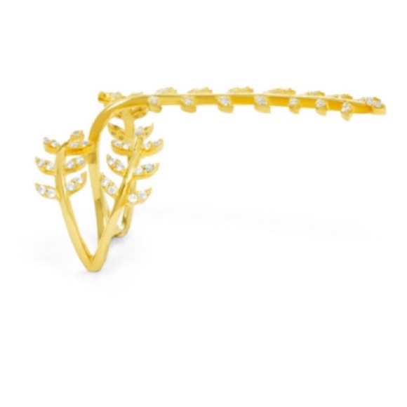 NWT Baublebar Peacemaker ring in gold - Picture 2 of 8